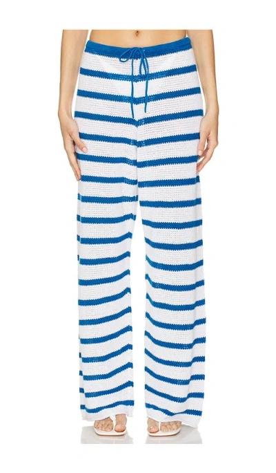 Onia Linen Drawstring Pant In White