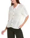 ONIA ONIA LINEN KNIT BUTTON UP