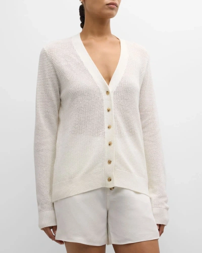 ONIA LINEN KNIT CARDIGAN