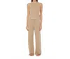 Onia Linen Knit Tank In Beige In Brown