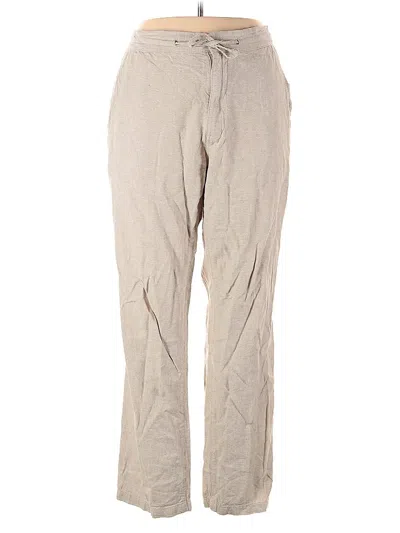 Pre-owned Onia Linen Pants In Brown