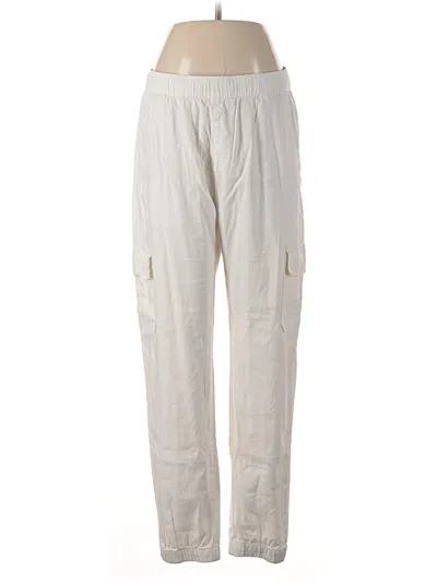Pre-owned Onia Linen Pants In Ivory