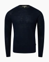 Onia Linen Raglan Sweater In Deep Navy