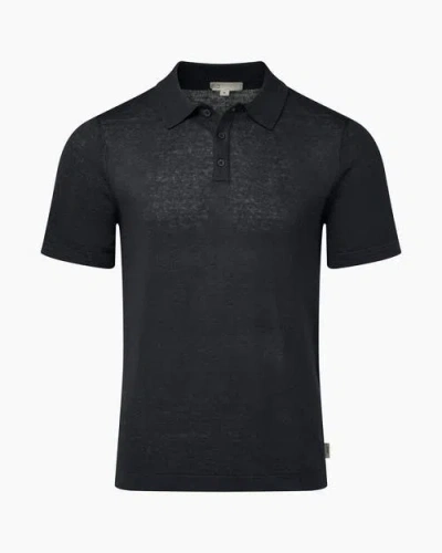 Onia Linen Sweater Polo In Multi