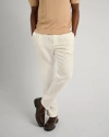 Onia Linen Tapered Pleated Trouser In White