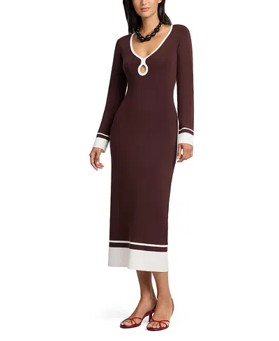 ONIA LINEN TENCEL MAXI DRESS