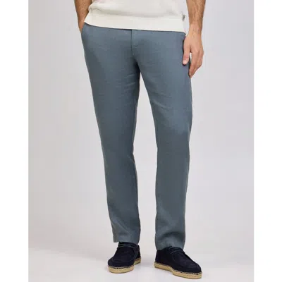 Onia Linen Trouser In Blue