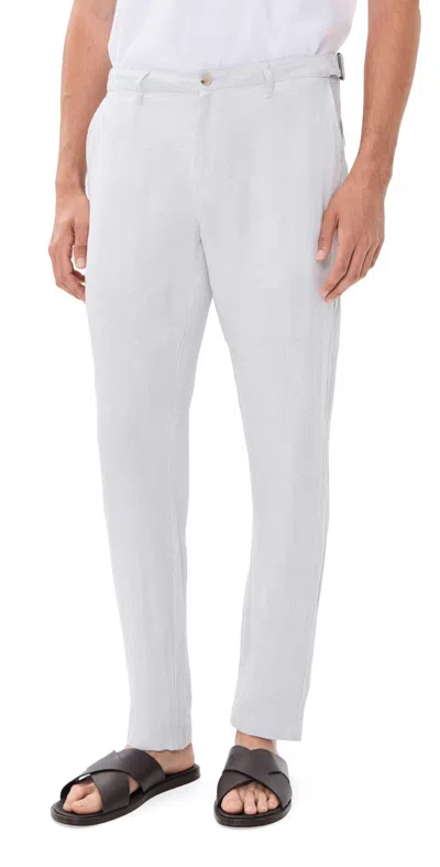 Onia Linen Trousers Chambray In Multi