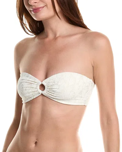 Onia Luna Bikini Top In White