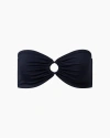 Onia Luna Bikini Top In Deep Navy