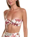 Onia Luna Bikini Top In White