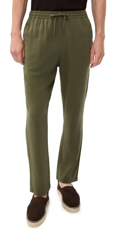 Onia Lyocell Beach Pants Agave In Black