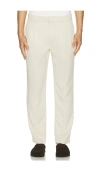 Onia Lyocell Tapered Trouser In Neutral
