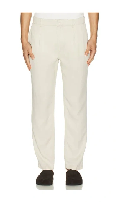 Onia Lyocell Tapered Trouser In Neutral
