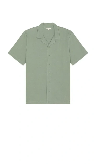 ONIA MACRO WAFFLE VACATION SHIRT