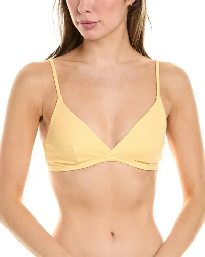 Onia Malin Bikini Top In Yellow
