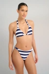 Onia Mara Halter-neck Bikini Top In Blue, Women's At Urban Outfitters In Blue