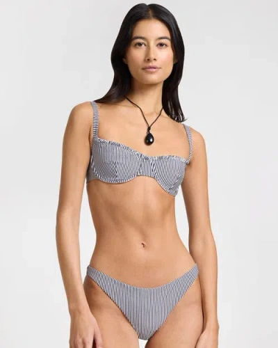 Onia Marilyn Bikini Top In Blue
