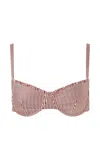 Onia Marilyn Bikini Top In Pink