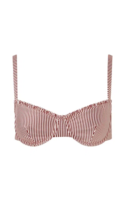 Onia Marilyn Bikini Top In Pink