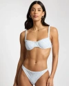 Onia Marilyn Underwire Bikini Top In White