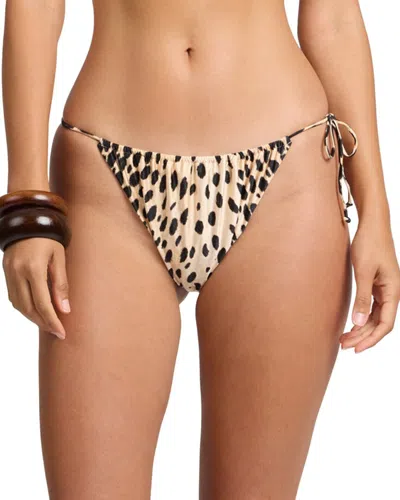 Onia Martine Bikini Bottom In Animal Print