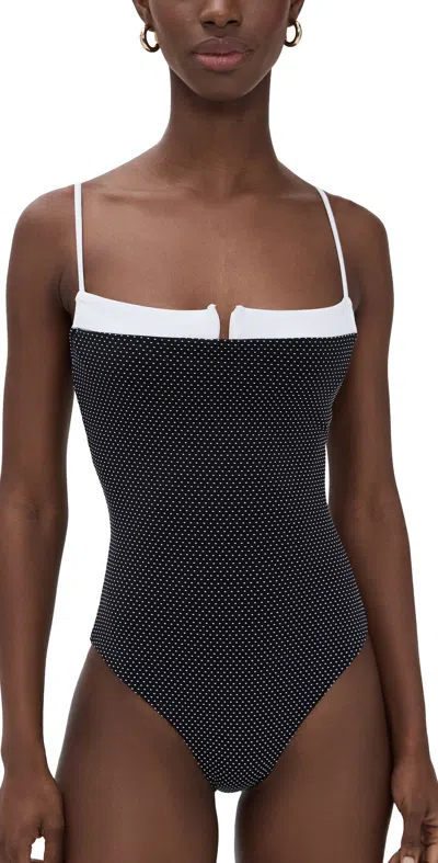 Onia Melanie One Piece Black/white In Multi