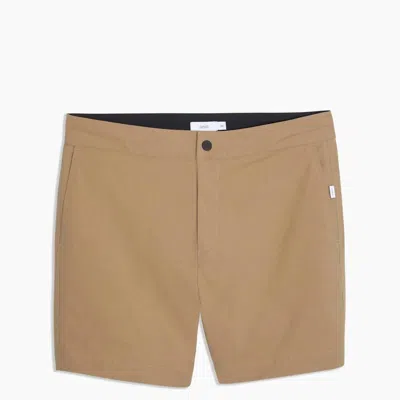 Onia Men 6" Traveler Shorts In Sepia In Brown