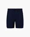 Onia Men's Air Linen Pull-on Short 6" In Deep Navy In Blue