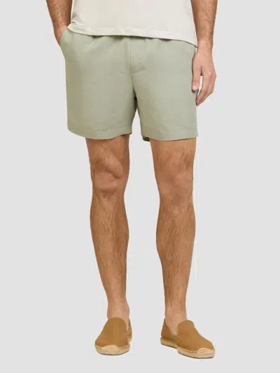 Onia Men's Air Linen-blend Shorts In Green