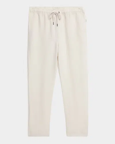 Onia Men & Apos;s Air Linen Pull-on Pants In Brown