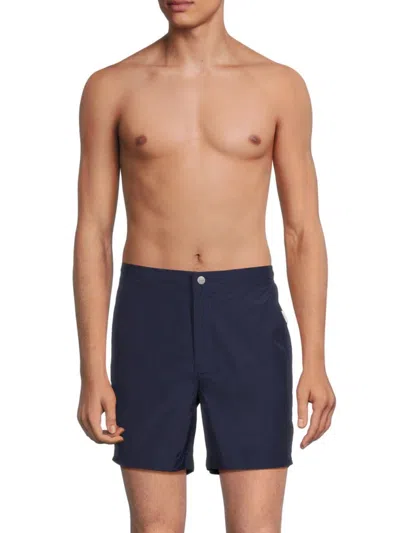 Onia Men's Calder Solid Swim Shorts In Deep Navy