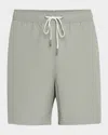 Onia Men's Charles Quick-dry Swim Shorts, 7" Inseam In Sage