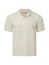 Onia Men's Cotton Textured Camp Shirt In White
