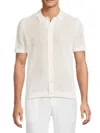 Onia Men's Crochet Cotton Shirt