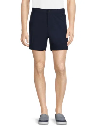 Onia Men's Flat Front Traveler Shorts In Deep Navy