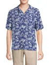 Onia Viscose Vacation Shirt In True Navy