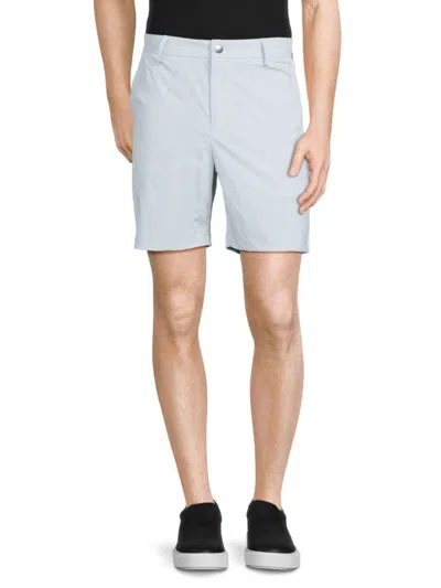 Onia Men's Four Way Stretch Flat Front Shorts In Blue