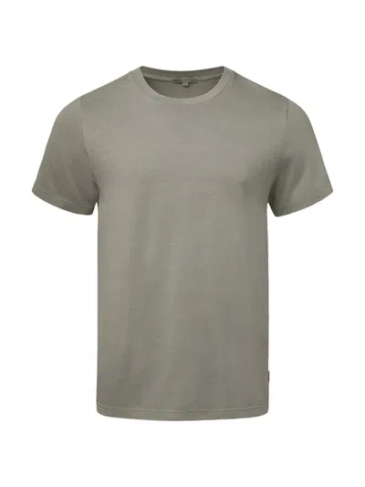 Onia Garment Dye Jersey Crewneck Tee In Sage