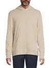 Onia Men's Heathered Cotton Hoodie In Neutral