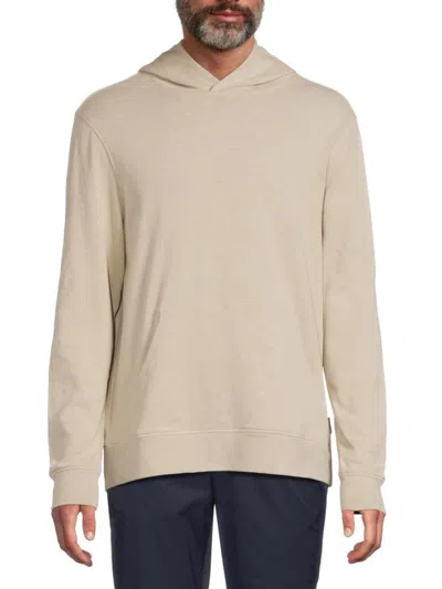 Onia Men's Heathered Cotton Hoodie In Neutral