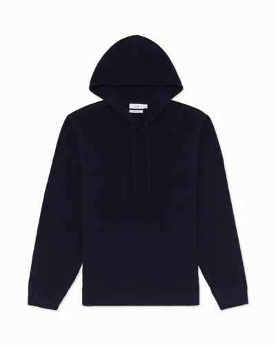 ONIA MEN'S HOODED PULLOVER IN DEEP BLUE