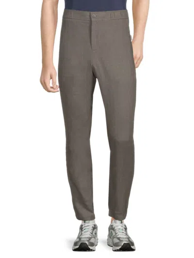 Onia Men's Linen Blend Pants In Charcoal Grey