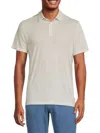 Onia Men's Linen Blend Polo In Vintage Blue