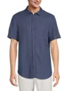 Onia Men's Linen Blend Shirt In Vintage