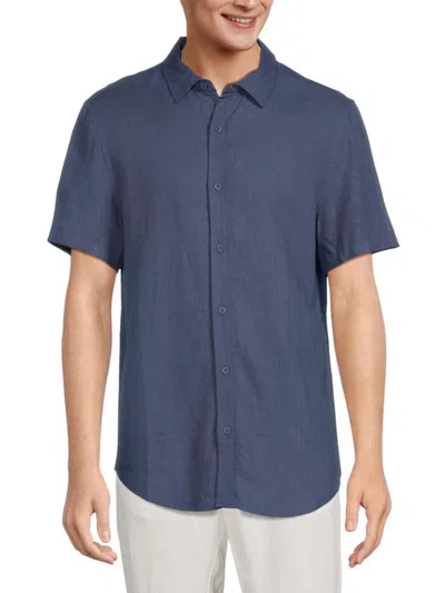 Onia Men's Linen Blend Shirt In Vintage