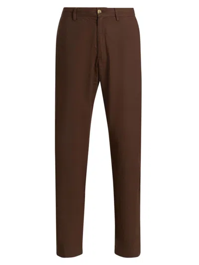 Onia Men's Linen-blend Trousers In Multi