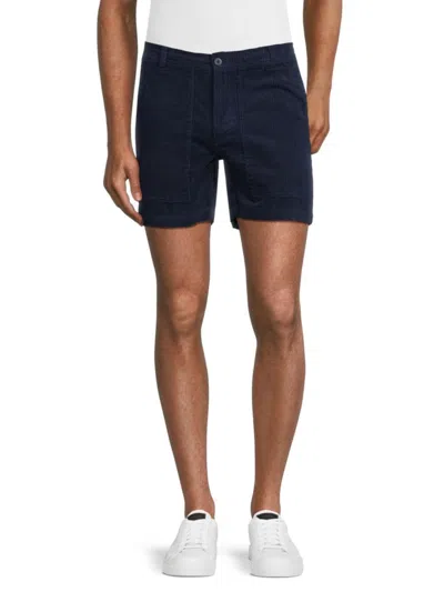 Onia Men's Patch Pocket Corduroy Shorts In Deep Navy