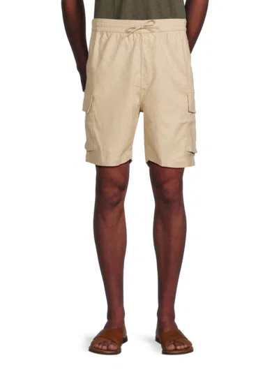 Onia Men's Pull-on Linen-blend Cargo Shorts