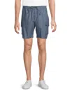 Onia Men's Pull-on Linen-blend Cargo Shorts